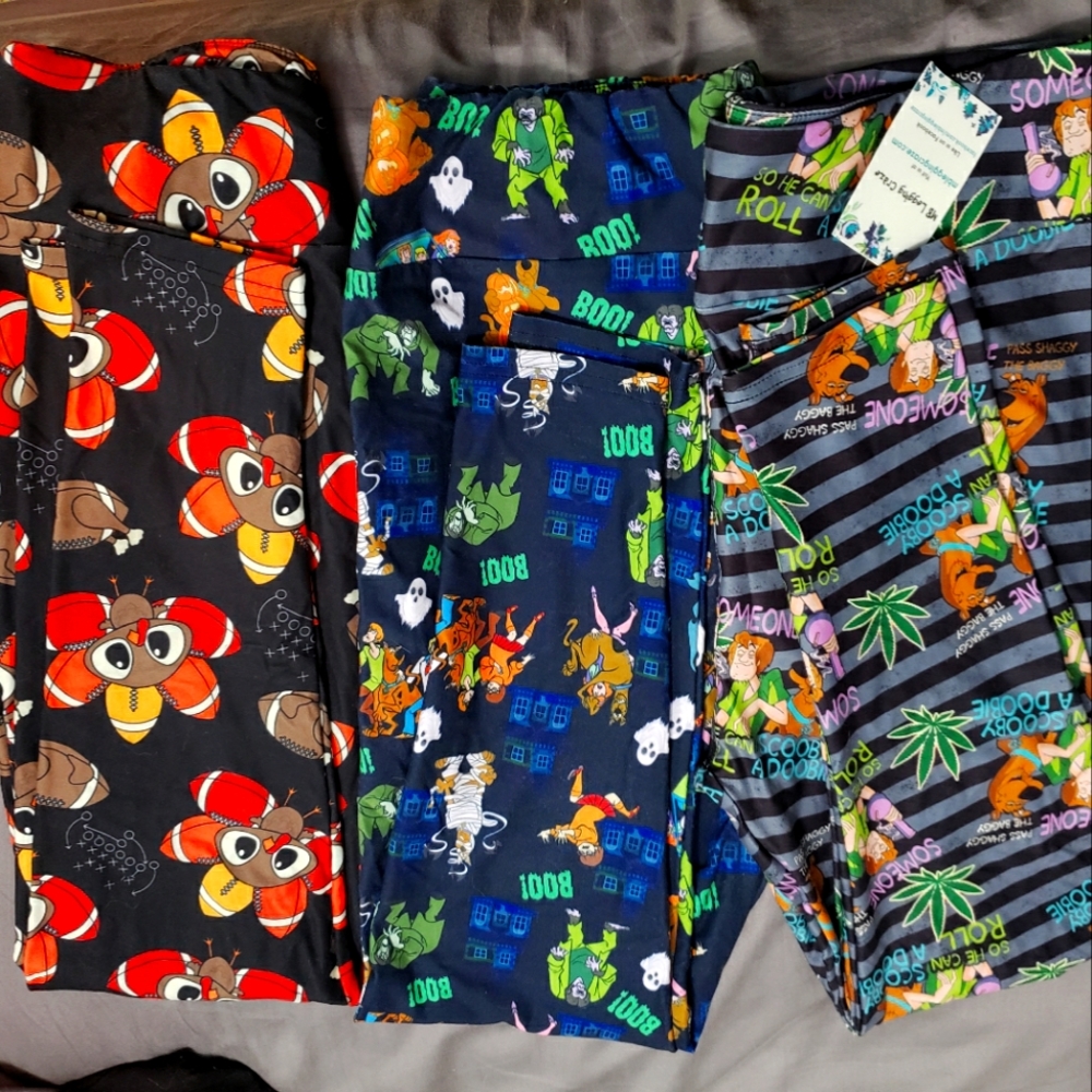 3 pairs leggings